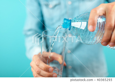 A glass of water A glass of water 40365293