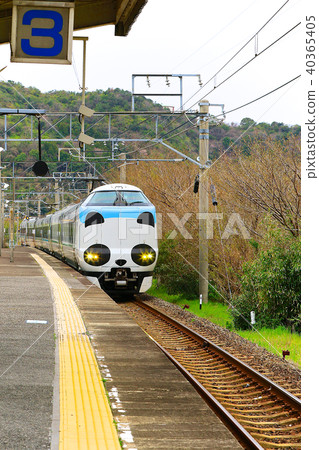 Panda Kuroshio No. JR 287 Panda face Express Train Kuroshio 9 40365405