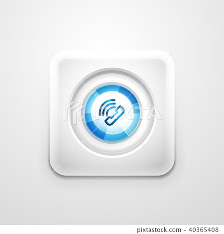 Phone button, call support idea, vector illustration Phone button, call support idea, vector illustration 40365408