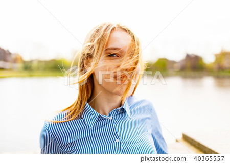 Young red haired girl 40365557