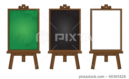 blackboard and whiteboard