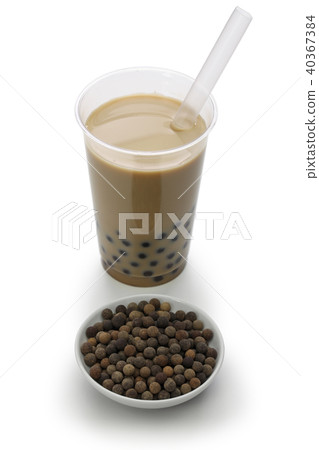 Tapioca milk tea and black tapioca Tapioca milk tea and black tapioca 40367384