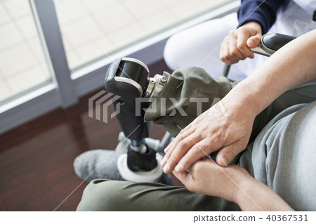 輪椅假肢足部康復設施 輪椅假肢足部康復設施 40367531