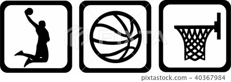 Basketball Icons Player Ball Basket Basketball Icons Player Ball Basket 40367984