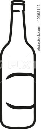 Beer bottle sketch style 40368141
