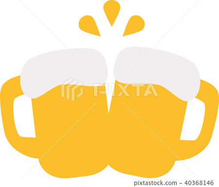 Beer mugs toasting Beer mugs toasting 40368146