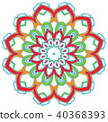 Arabic Colorful Mandala. Ethnic tribal ornaments 40368393