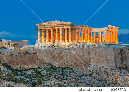 Athens. The Parthenon on the Acropolis. 40368720