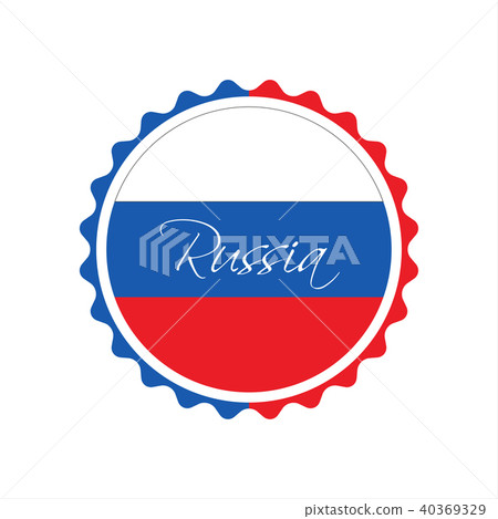 Made in Russia symbol, Russian sticker 40369329