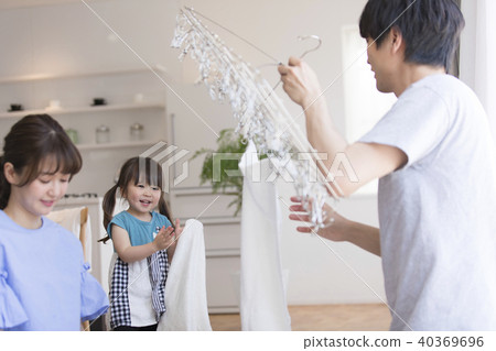 Family lifestyle laundry Family lifestyle laundry 40369696