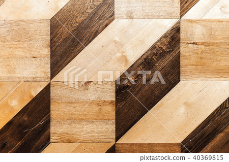Classic wooden parquet design, vintage 40369815