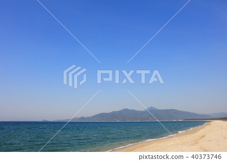 福岡市西區〜佐賀縣唐津海岸航空照片彩虹松原_佐賀縣唐津市濱名町 福岡市西區〜佐賀縣唐津海岸航空照片彩虹松原_佐賀縣唐津市濱名町 40373746