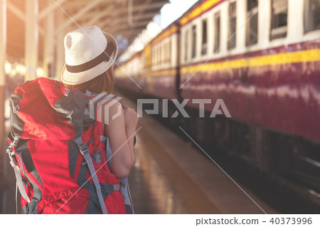 Backpacker in station  40373996