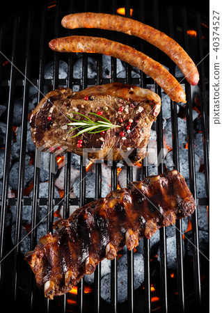 Barbecue grill with kinds of meat Barbecue grill with kinds of meat 40374527