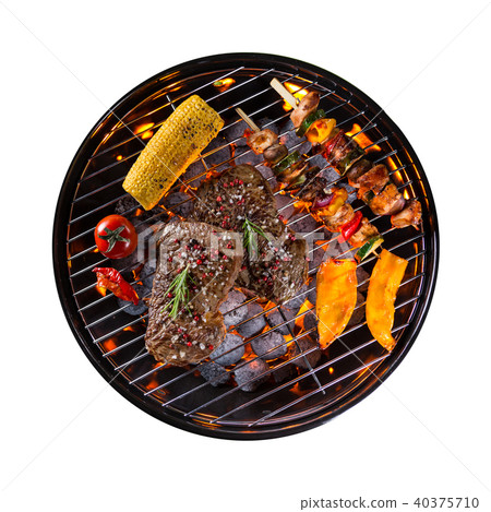 Garden grill isolated on white background Garden grill isolated on white background 40375710