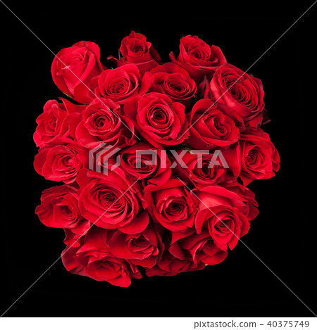 Bouquet of roses on black background Bouquet of roses on black background 40375749