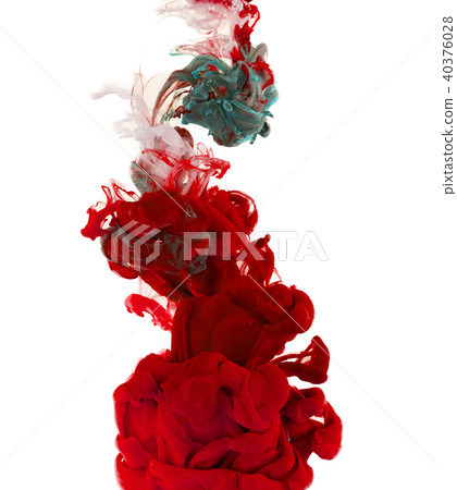 Colored ink isolated on white background Colored ink isolated on white background 40376028