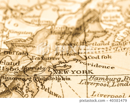 老地圖美國紐約 40381479