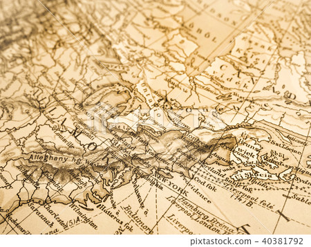 Old Map America East Coast Old Map America East Coast 40381792