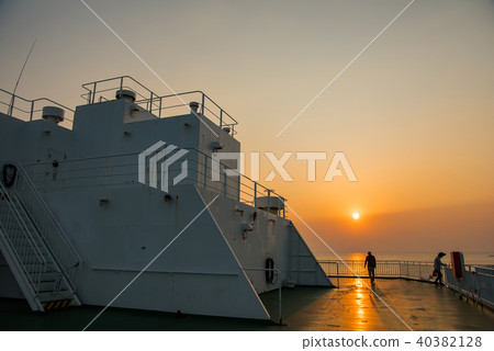 A view from the Miyazaki Car Ferry in Kyushu, Japan A view from the Miyazaki Car Ferry in Kyushu, Japan 40382128