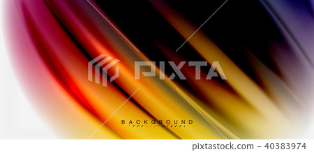 Blurred fluid colors background, abstract waves lines, vector illustration Blurred fluid colors background, abstract waves lines, vector illustration 40383974