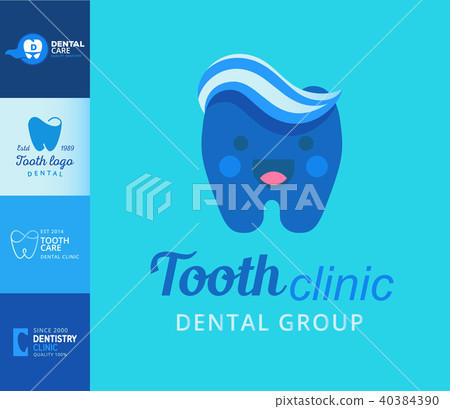 Vector dental logo protection template illustration stomatology mouth graphic oral element Vector dental logo protection template illustration stomatology mouth graphic oral element 40384390