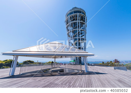 Enoshima observation lighthouse sea candle 40385032