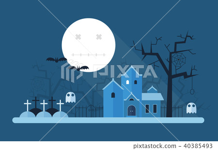 Halloween Mystic Landscape Halloween Mystic Landscape 40385493