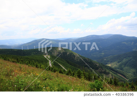 Jeseniky mountains and forests 40386396