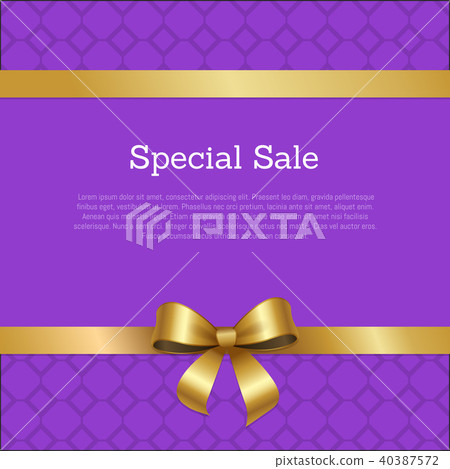 Special Sale Promo Poster Place for Text Framed Special Sale Promo Poster Place for Text Framed 40387572