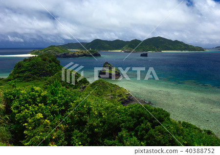 Shimajiri-gun, Okinawa Prefecture Zamami Island God's beach observatory Shimajiri-gun, Okinawa Prefecture Zamami Island God's beach observatory 40388752
