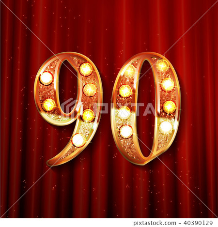 90 years gold anniversary 90 years gold anniversary 40390129