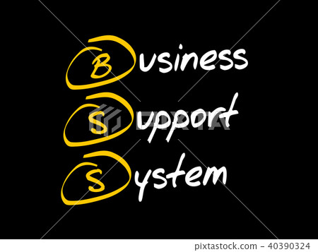 BSS - Business Support System - Stock Illustration [40390324] - PIXTA