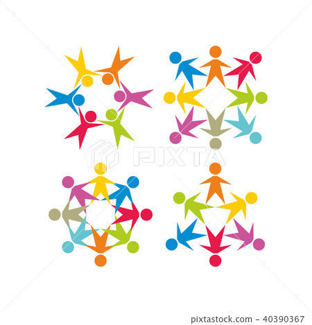 Groups of people. United by one goal. Groups of people. United by one goal. 40390367