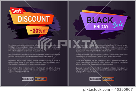 Black Friday Sale and Discount Vector Illustration Black Friday Sale and Discount Vector Illustration 40390907