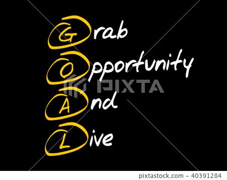 GOAL acronym business concept 40391284