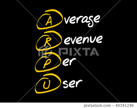 ARPU - Average Revenue Per User ARPU - Average Revenue Per User 40391296