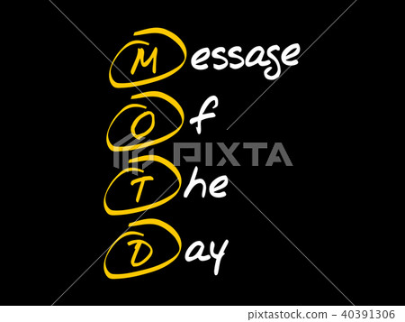 MOTD - Message Of The Day MOTD - Message Of The Day 40391306