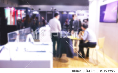 Business talk corner of the exhibition hall 40393699