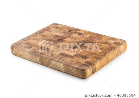 Wooden kitchen board isolated on white background Wooden kitchen board isolated on white background 40395594