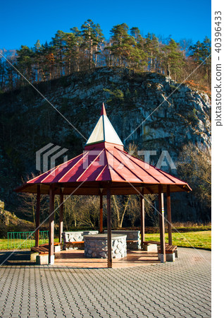 Area for tourists in the area Sloup-Sosuvka caves. Area for tourists in the area Sloup-Sosuvka caves. 40396433