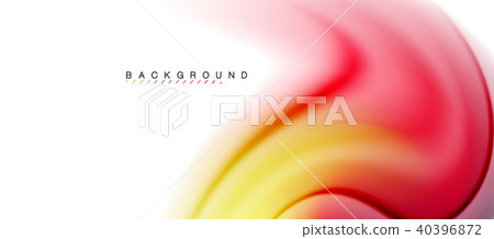 Swirl fluid flowing colors motion effect, holographic abstract background 40396872