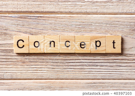 Concept word written on wood block. Concept word written on wood block. 40397103