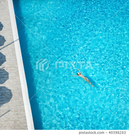 Big beautiful unknown outdoor water pool Big beautiful unknown outdoor water pool 40398283