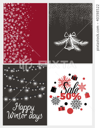 Happy Winter Days Sale Half Price, Fifty Percent 40398522