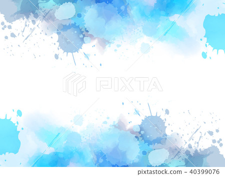 Abstract background with watercolor splashes 40399076