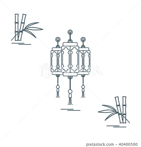 Chinese lanterns and bamboo Travel and leisure. Chinese lanterns and bamboo Travel and leisure. 40400500