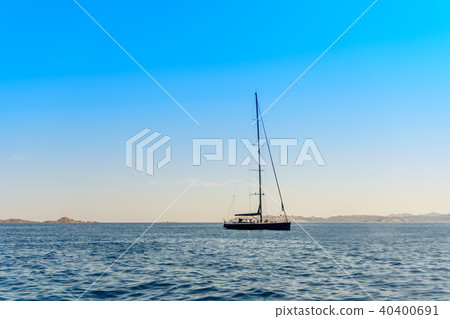 yacht near Sardinia island yacht near Sardinia island 40400691