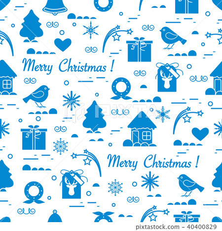 Cute vector pattern of different new year and Cute vector pattern of different new year and 40400829