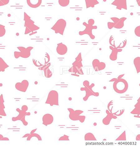 Cute vector pattern of different new year and Cute vector pattern of different new year and 40400832